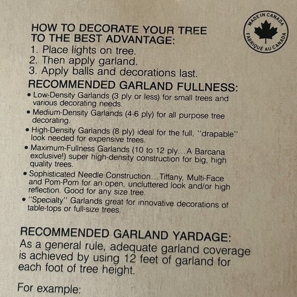 NEW Vintage 90s Barcana Icicles Garland Tinsel Gold Christmas Tree Decor New - Picture 6 of 8